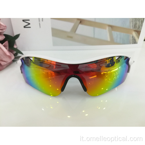 Occhiali da sole semi-cerchiati con protezione UV Accessori moda